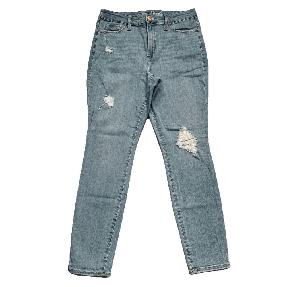 Universal Thread High Rise Skinny Jeans 8/29 (29x27.5) Blue Distressed Womens